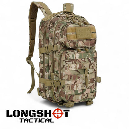 Tactical Backpack Small Molle Assault Pack 28 Litre – BTP camo