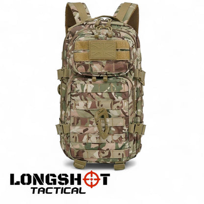 Tactical Backpack Small Molle Assault Pack 28 Litre – BTP camo