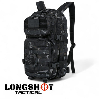 Tactical Backpack Small Molle Assault Pack 28 Litre – BTP Black camo