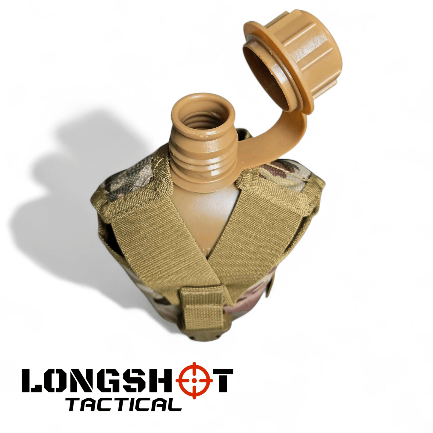 Tactical Water Bottle - Army Style With Molle Attachments