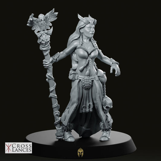 Tiefling Druid Fantasy Miniature