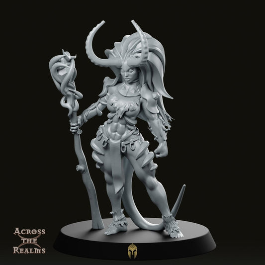 Tiefling Druid Miniature