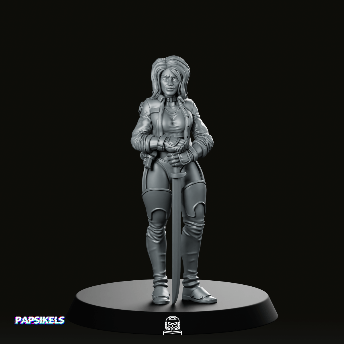 Tina Bone I Swordwoman Field Medic Miniature