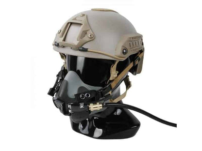 TMC PHT Halo Air mask helmet mounted