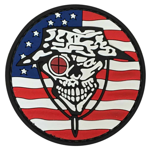 TPB US Flag Skull Sniper Patch