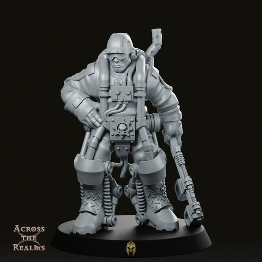 Underhive Forge Worker Male Hiver Miniature
