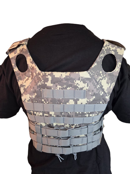 Urban Camo Chest Rig Plate Carrier Vest