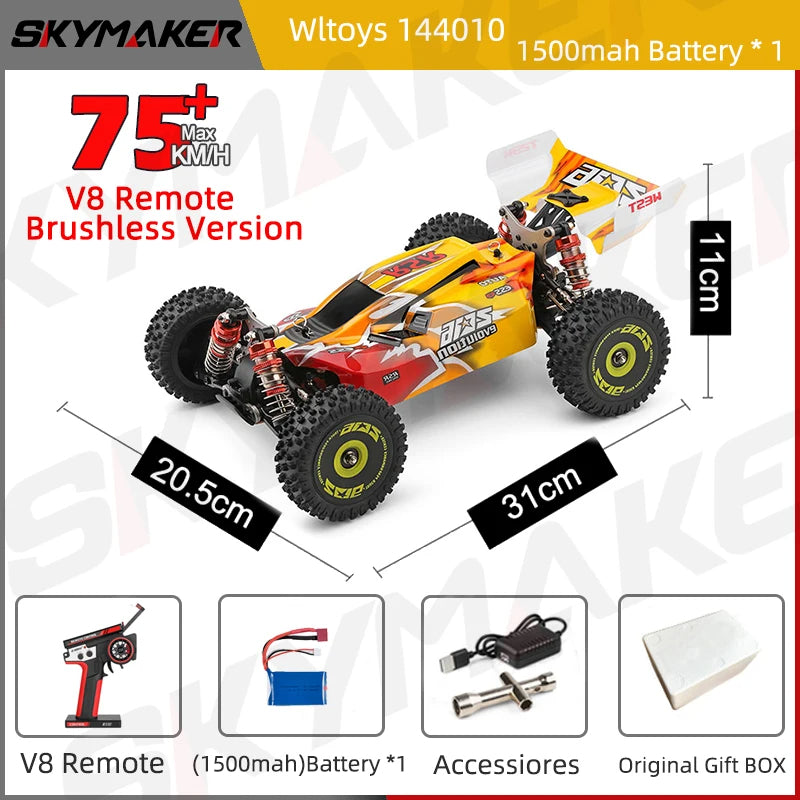 WLToys | Skymaker XK 144010 V8 4WD Brushless Off-road Stunt Car
