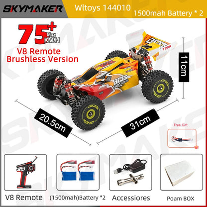 WLToys | Skymaker XK 144010 V8 4WD Brushless Off-road Stunt Car