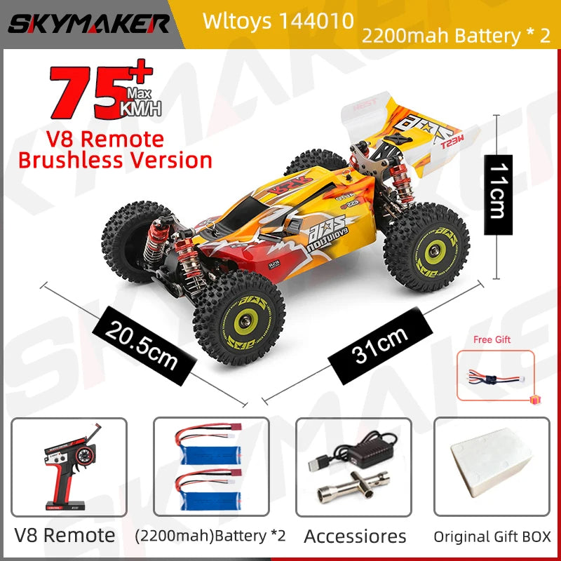 WLToys | Skymaker XK 144010 V8 4WD Brushless Off-road Stunt Car