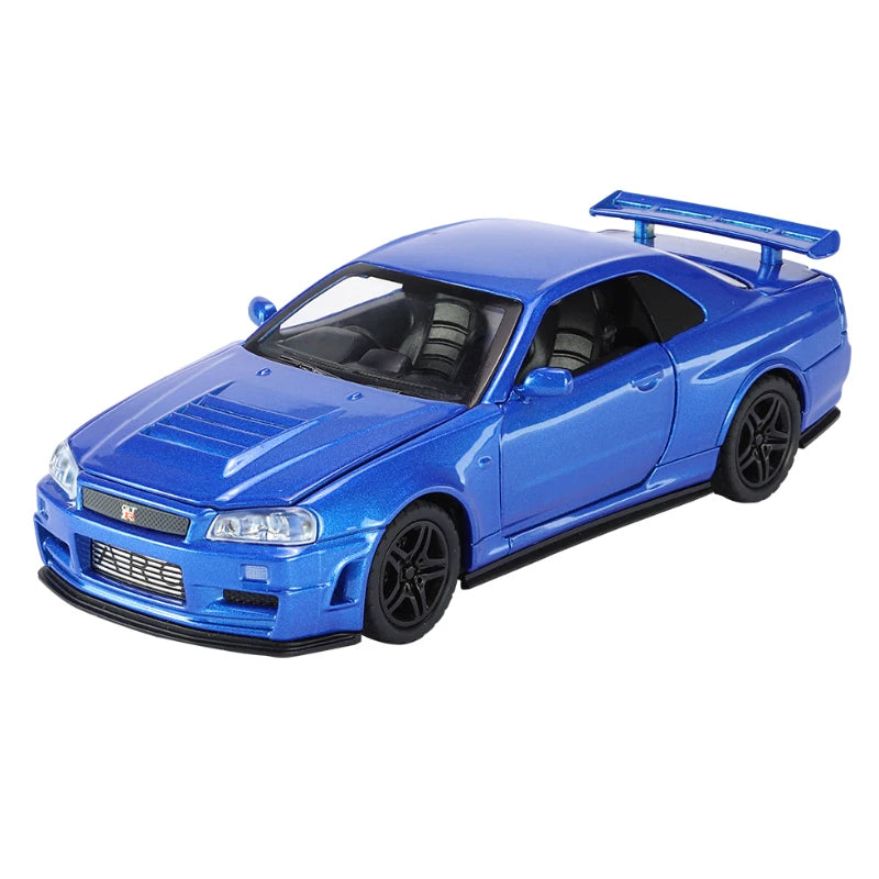 Replica Skyline Ares GTR R34 Diecast Sports Car