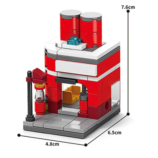 97 Piece Mini Fire & Rescue Building Blocks