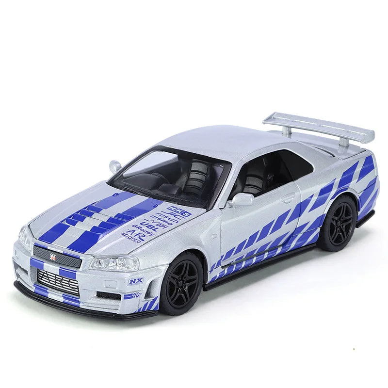 Replica Skyline Ares GTR R34 Diecast Sports Car
