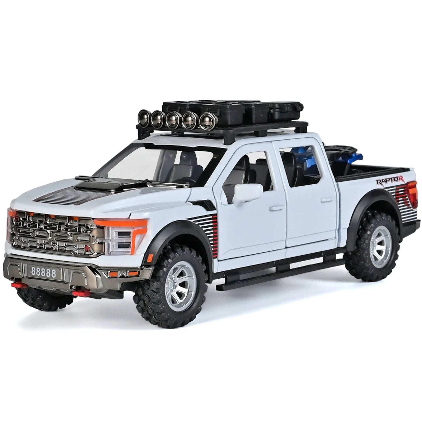 1:24 Replica F150 Off Road Pickup Diecast Alloy Car Model