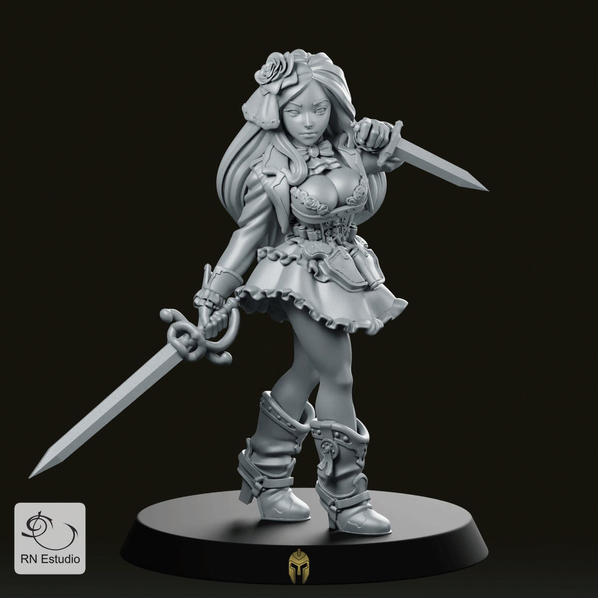 Violeta Fantasy Assassin Miniature