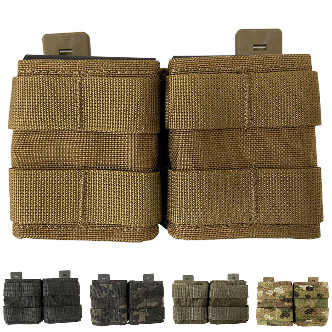 WBD Double S-Tak 5.56 Magazine Pouch With Retention (Various Colours)
