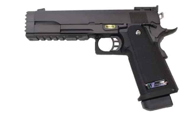 WE Hi-Capa 5.2R Black Dragon Gas Blowback Pistol