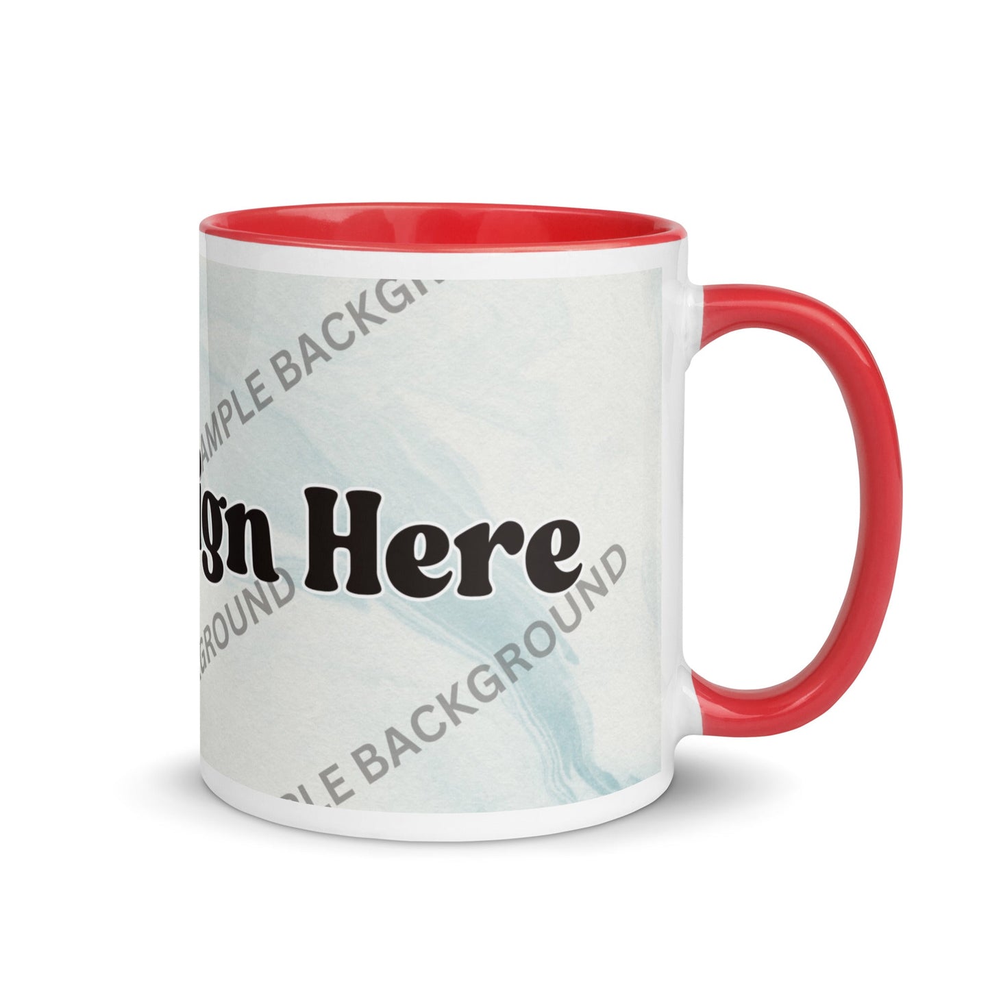 Design Your Own Mug with Color Inside