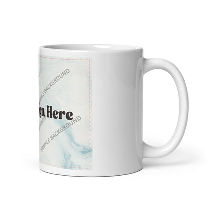 Design Your Own White Glossy Mug