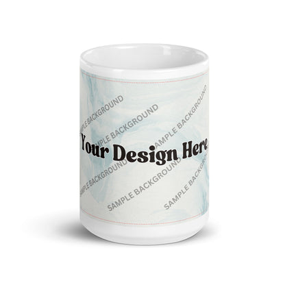 Design Your Own White Glossy Mug