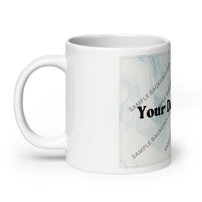 Design Your Own White Glossy Mug