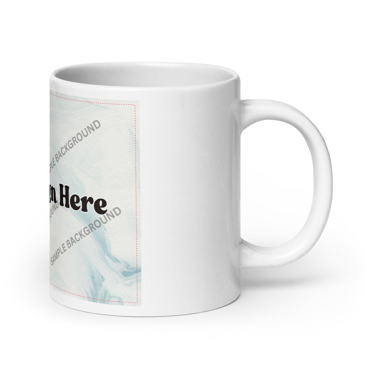 Design Your Own White Glossy Mug