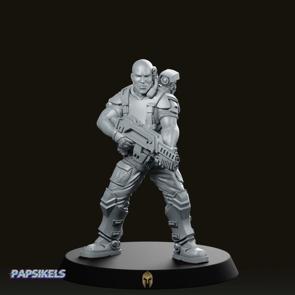 Willy Miller Scifi Soldier Quadro Kantos Miniature