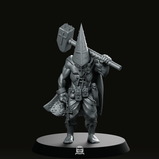 Trench Crusade  Zealot With Hammer Miniature
